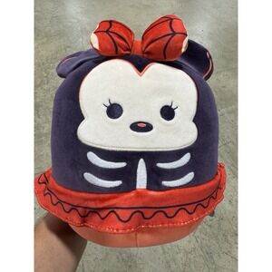 NEW with Tag Squishmallows Minnie Mouse Skeleton 8" 2025 Halloween Squishmallow